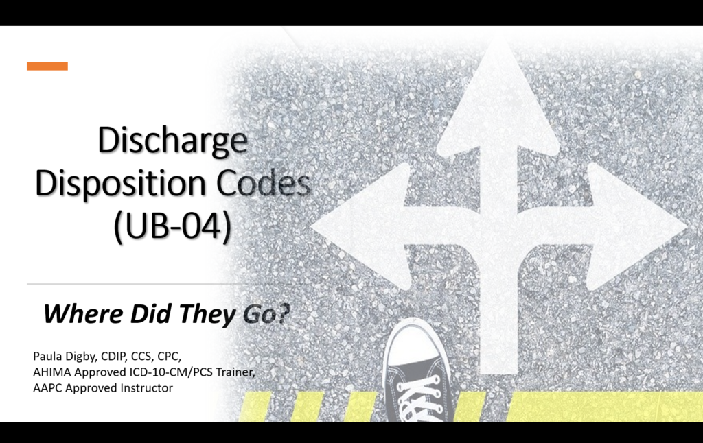 Discharge Disposition: Where Did They Go?– HJ911-A, HJ911-M, HJ911-D ...