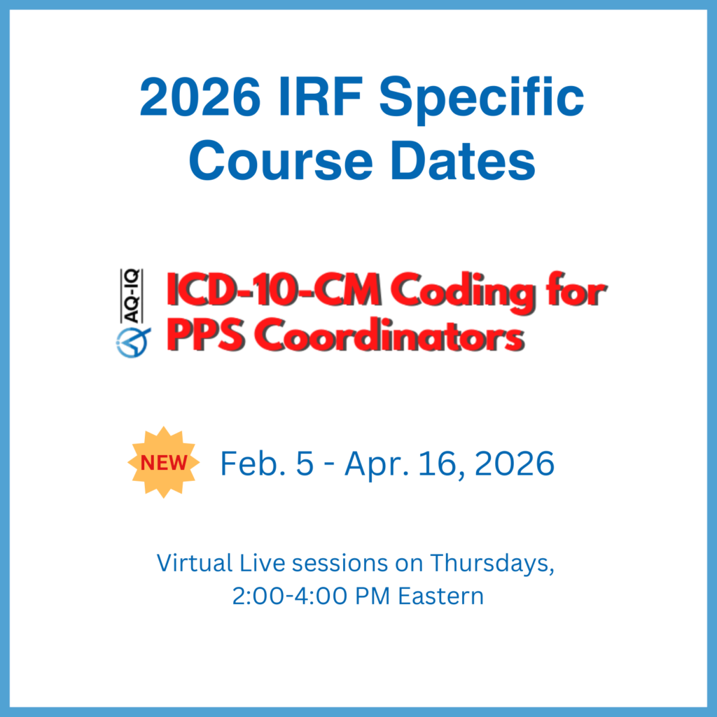 2026 ICD-10-CM Coding for PPS Coordinators course