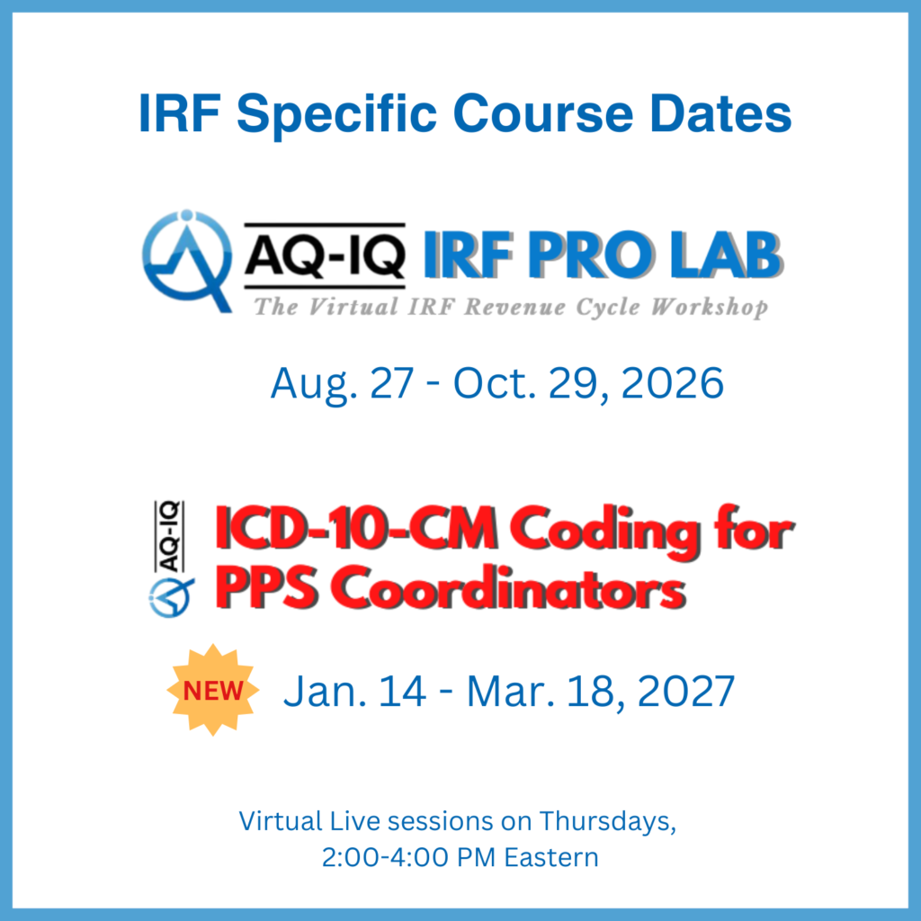 IRF Specific Course Dates